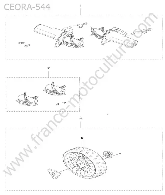 Accessoires HUSQVARNA CEORA-544
