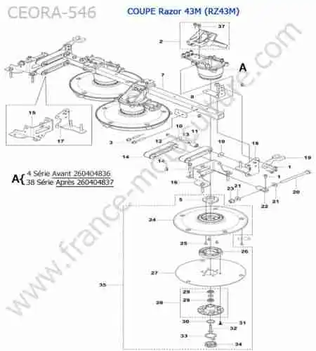 HUSQVARNA - CEORA-546 : Moteurs coupe (RZ43M)