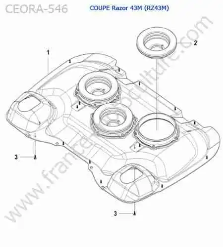 HUSQVARNA - CEORA-546 : Protection (RZ43M)