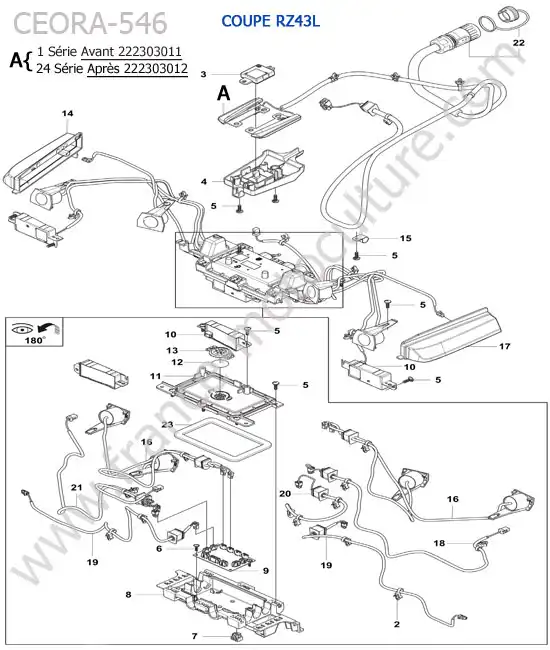 Charge / eclairage (RZ43L) HUSQVARNA CEORA-546
