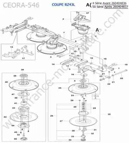 HUSQVARNA - CEORA-546 : Moteurs coupe (RZ43L)