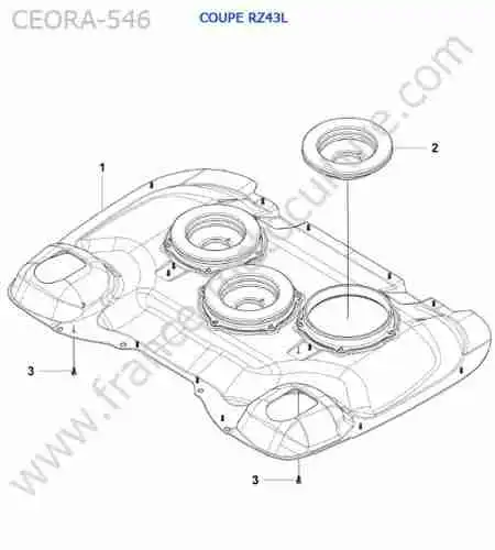 HUSQVARNA - CEORA-546 : Protection (RZ43L)