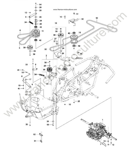 TRANSMISSION R112C HUSQVARNA R112C
