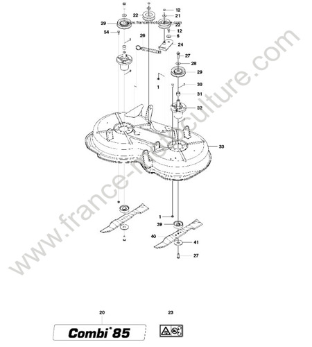 LAMES POULIES HUSQVARNA R112C