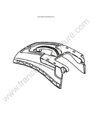 Cadre de bac R151 HUSQVARNA R150-R151