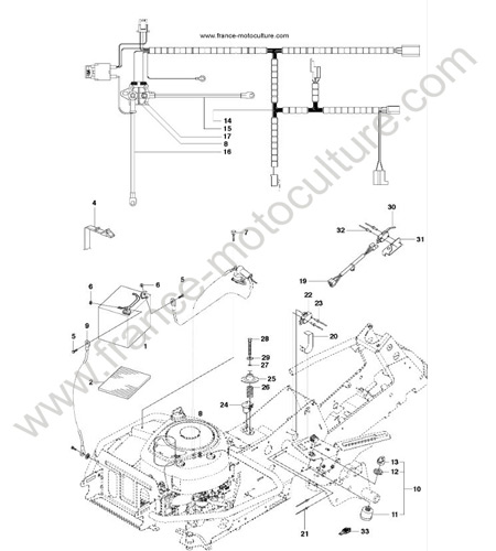 Composant électrique HUSQVARNA R214