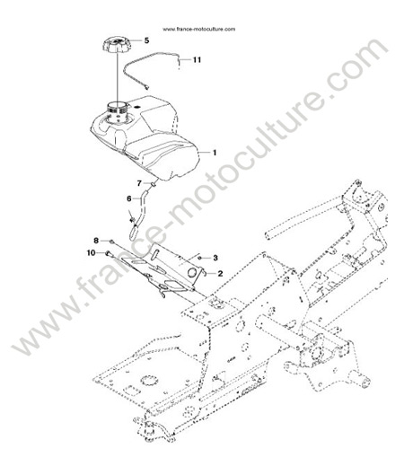 Systeme de carburant HUSQVARNA R214