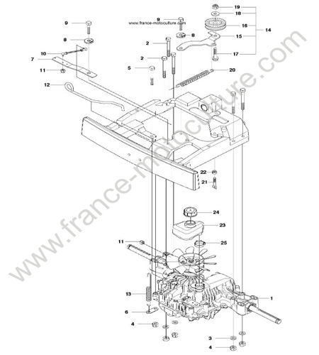 Transmission R214T/TC HUSQVARNA R214