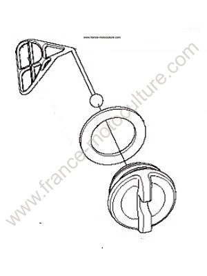 Bouchon essence T425 HUSQVARNA T425-T435-T540