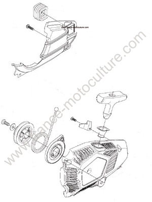Lanceur complet T425 HUSQVARNA T425-T435-T540
