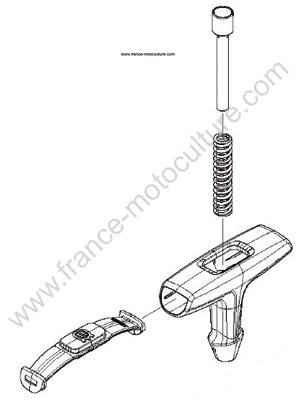 Poignee de lanceur T540XP HUSQVARNA T425-T435-T540