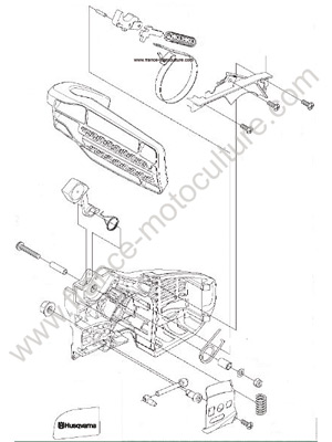 Frein chaine complet T425 HUSQVARNA T425-T435-T540