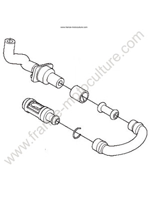 Durite a huile T425 HUSQVARNA T425-T435-T540