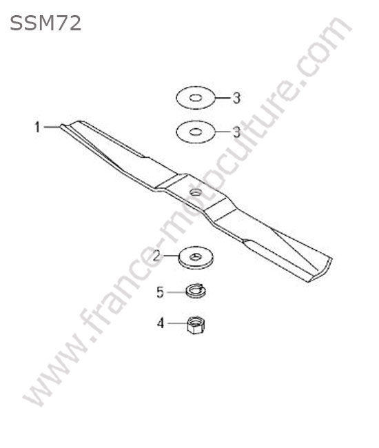 Lame - ssm72 ISEKI SF370