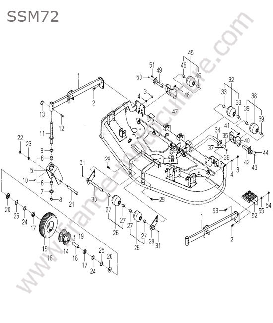 Roue jauge - ssm72 ISEKI SF370