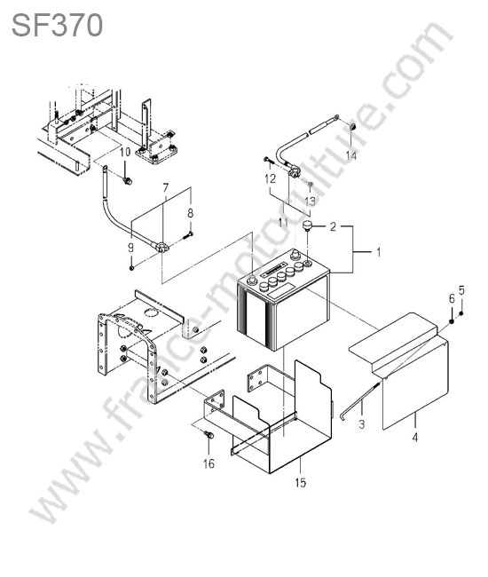 Batterie ISEKI SF370