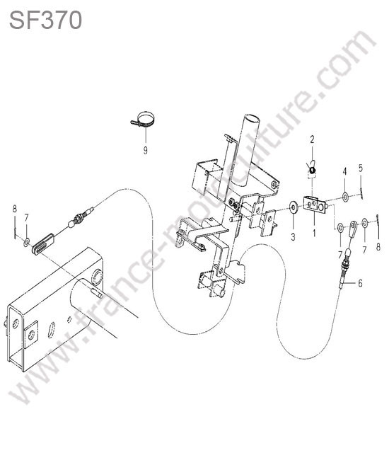 Systeme upstop ISEKI SF370