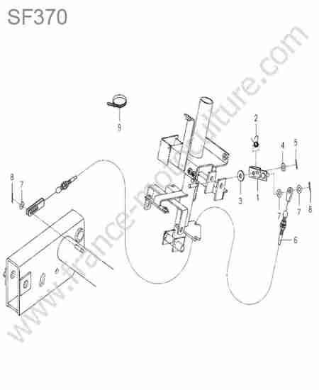 ISEKI - SF370 : Systeme upstop
