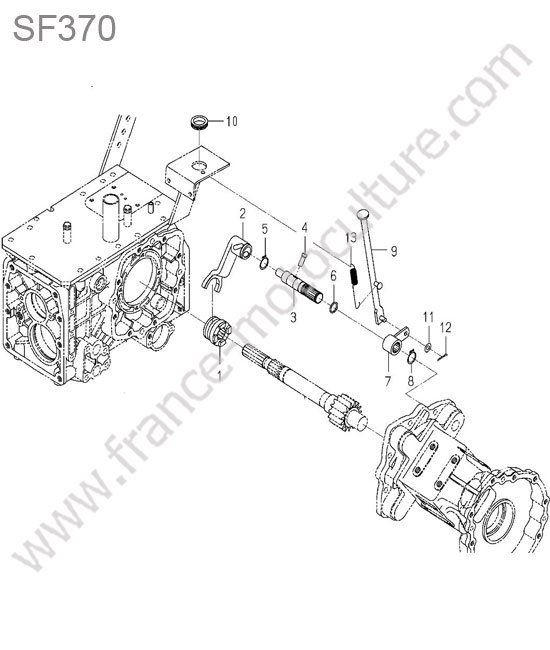 Blocage differentiel ISEKI SF370