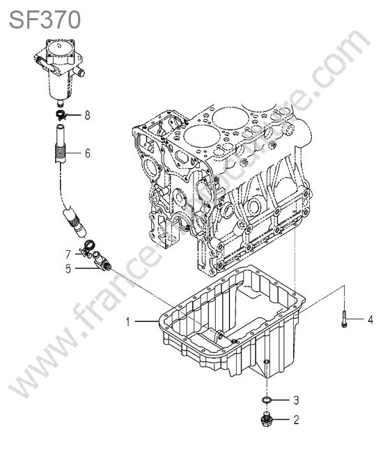 Carter huile ISEKI SF370