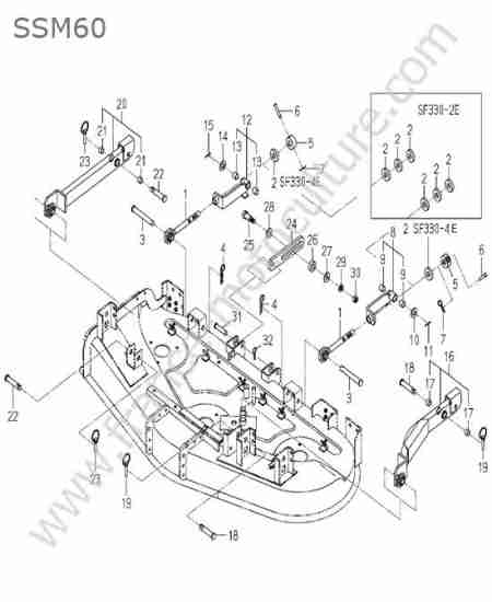 ISEKI - SF370 : Relevage - ssm60