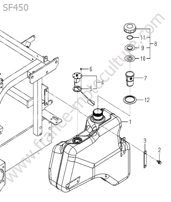 Reservoir ISEKI SF450