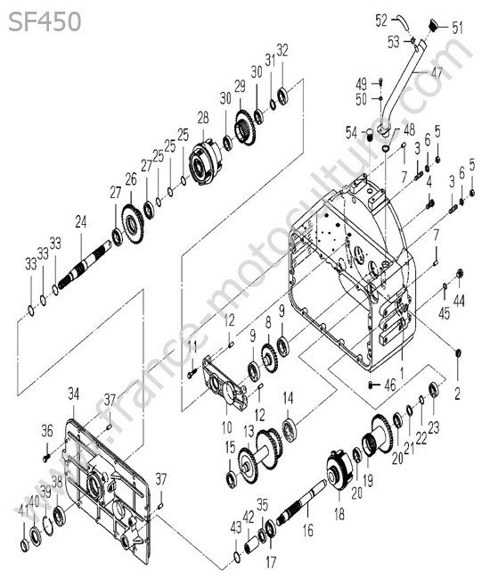 Transmission ISEKI SF450