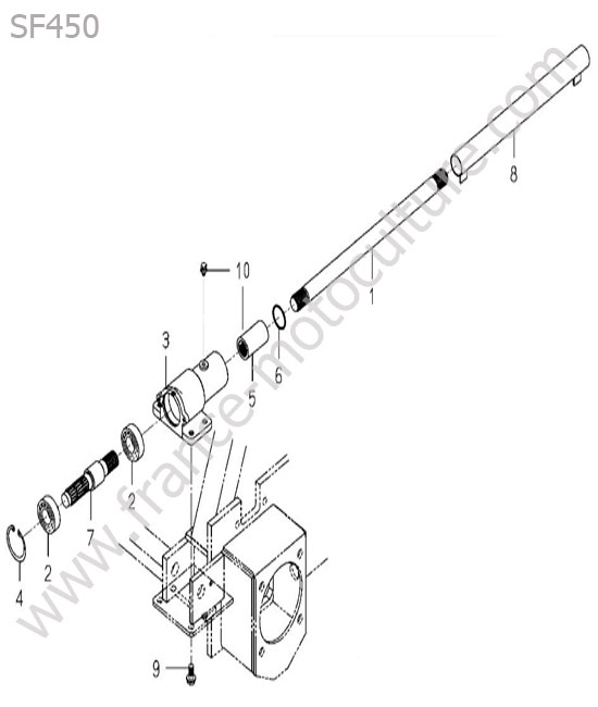Arbre prise force ISEKI SF450