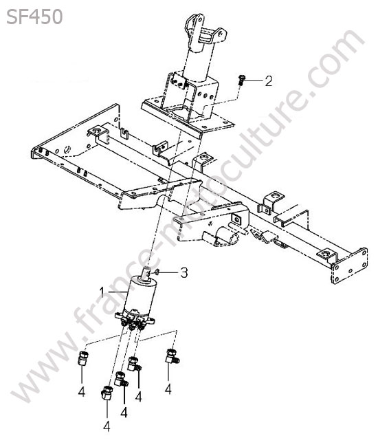 Servo direction ISEKI SF450