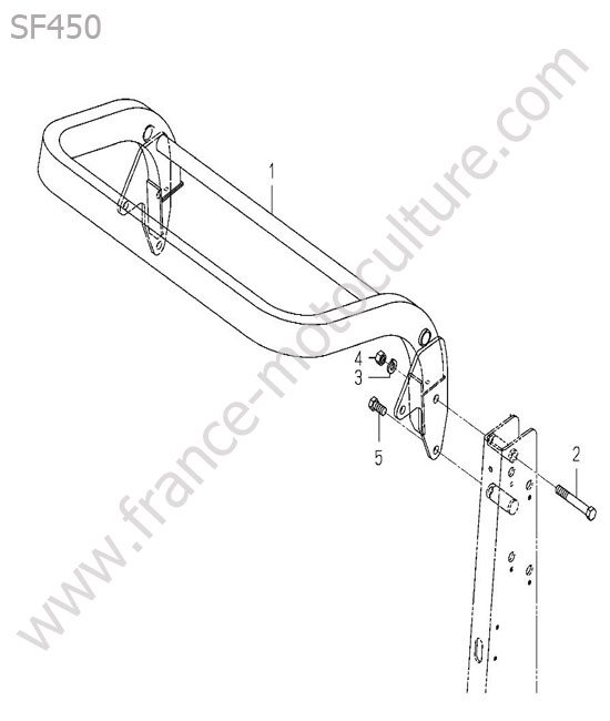 Arceau anti-renversement ISEKI SF450