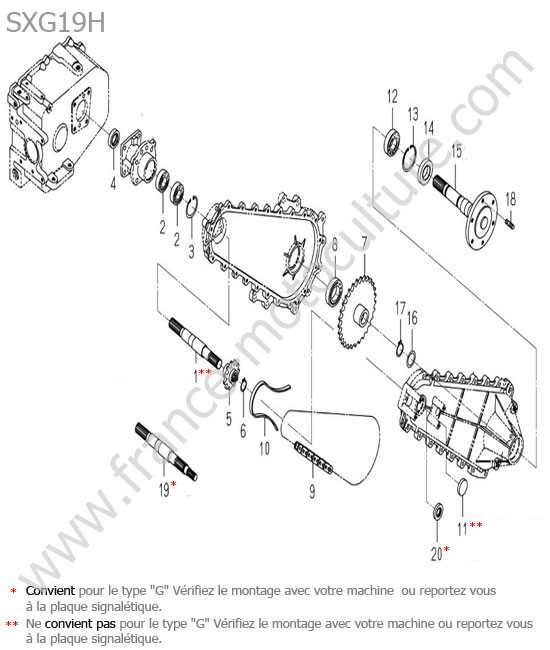 Pont arriere ISEKI SXG19