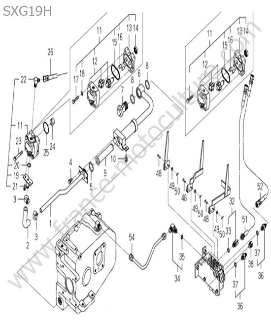Circuit aspiration ISEKI SXG19