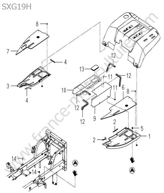 Marche pied ISEKI SXG19