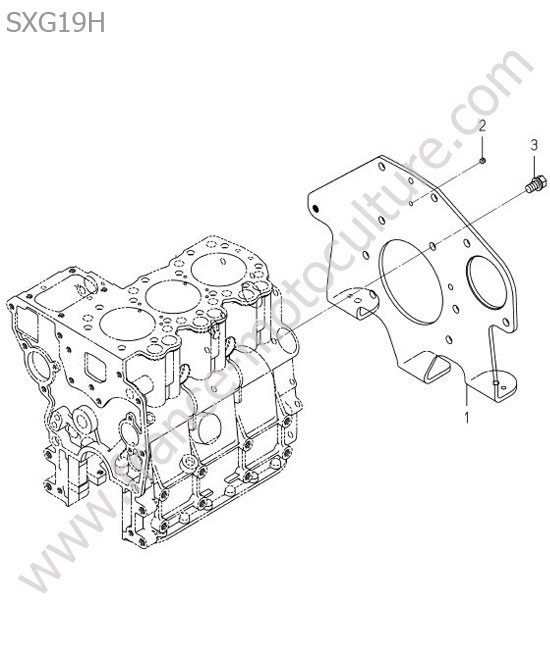 Plaque moteur ISEKI SXG19