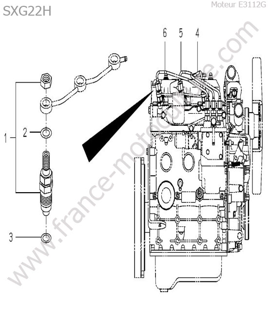 Injecteur ISEKI SXG22