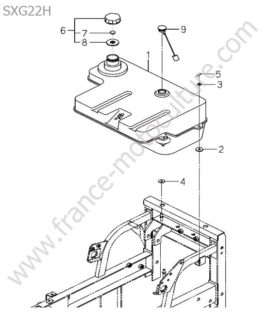 Reservoir ISEKI SXG22