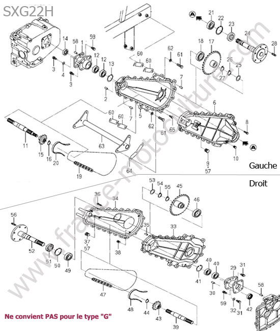Pont arriere ISEKI SXG22