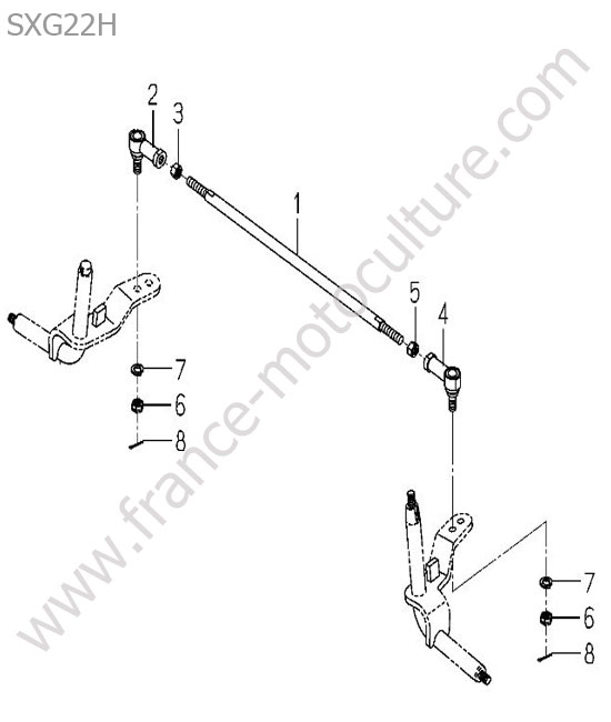 Rotule direction ISEKI SXG22