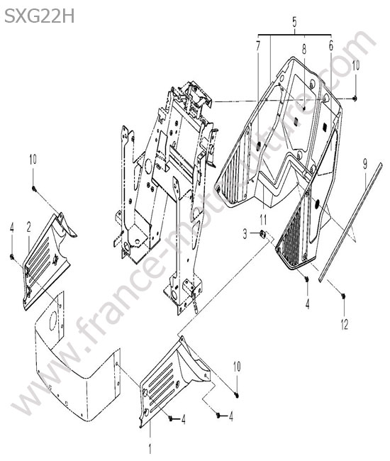 Carenages ISEKI SXG22