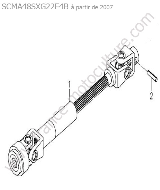 Cardan (scma48sx) ISEKI SXG22