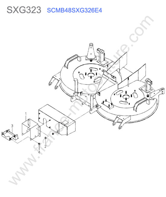 Couvercle transmission ISEKI SXG323