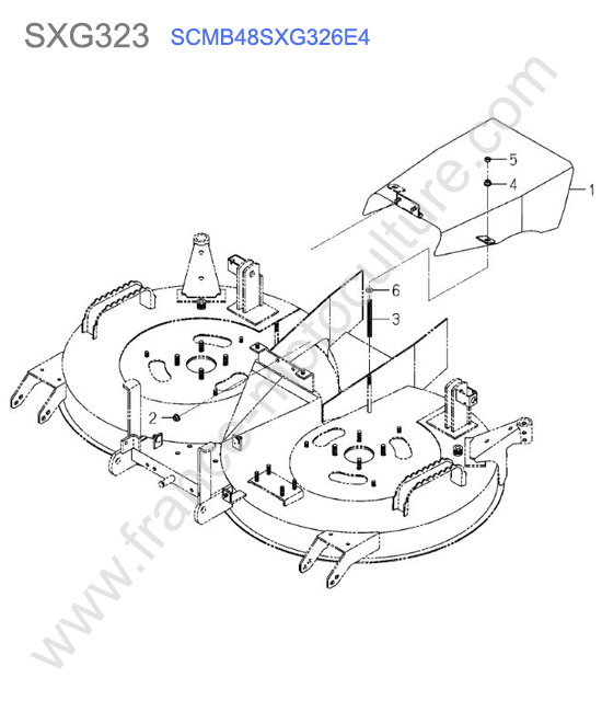 Scmb48 - tole ejection ISEKI SXG323