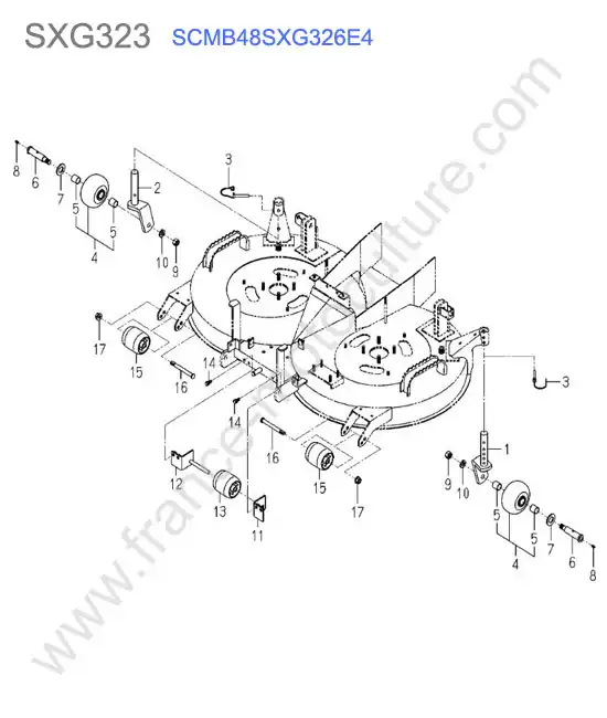 Scmb48 - roues plateau ISEKI SXG323