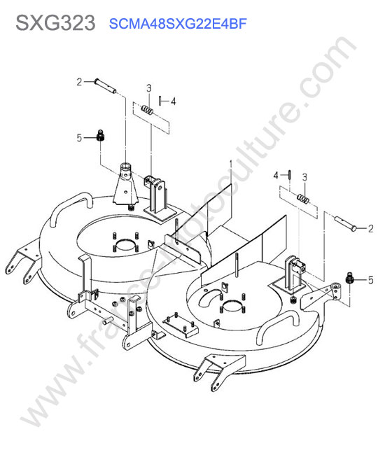 Scma48 - carter coupe ISEKI SXG323