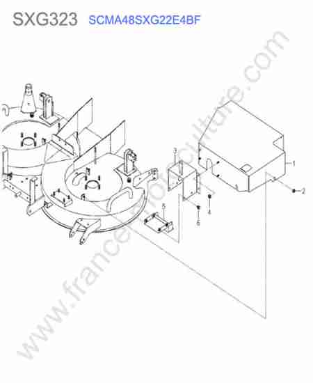 ISEKI - SXG323 : Scma48 - protection