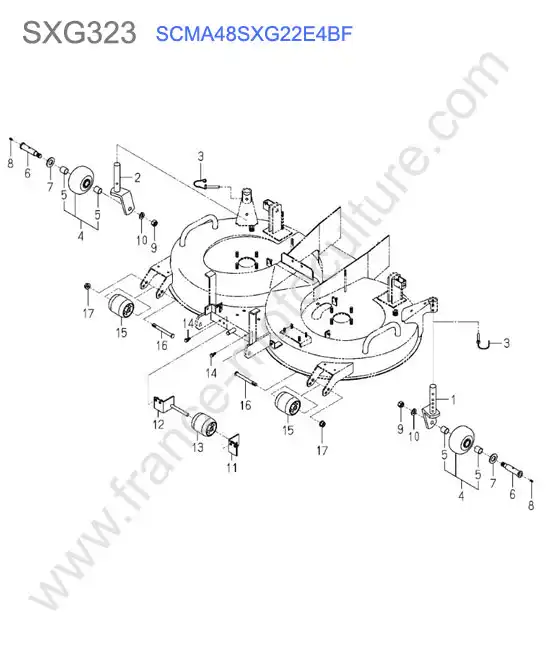 Scma48 - roues ISEKI SXG323