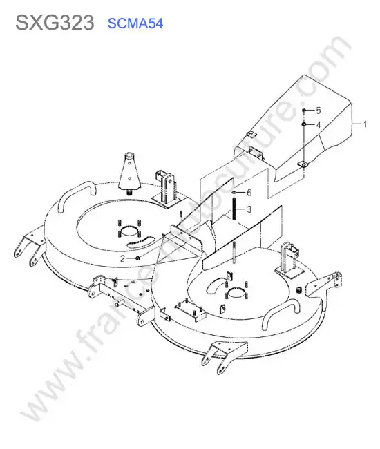 Scma54 - ejection ISEKI SXG323