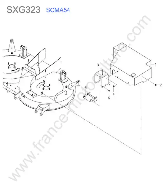 Scma54 - protection ISEKI SXG323