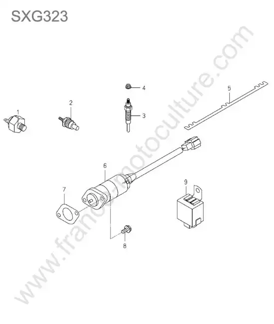 Solenoide / relais / manocontact ISEKI SXG323