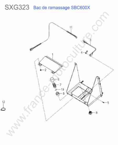 ISEKI - SXG323 : Sbc600x - electricite bac